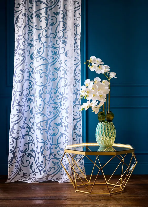 Preget gardin med ranker (1-pack), bonprix