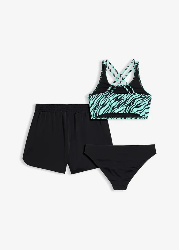 Bikini og shorts (3 delt sett), bonprix
