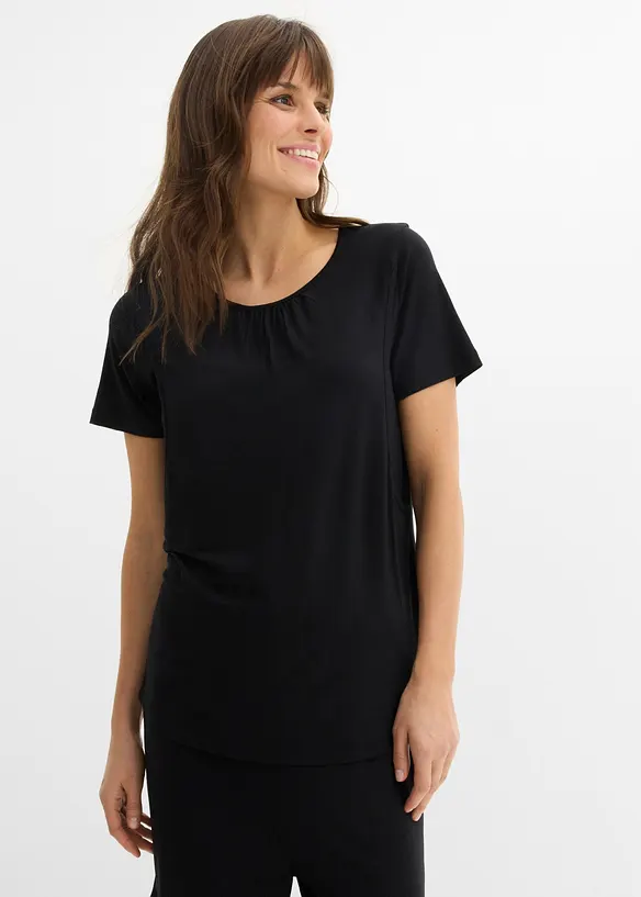 Mammasett med ammetopp, leggings + shorts (3-delt sett), bonprix