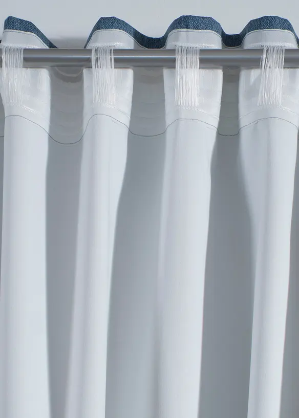 M&oslash;rkleggingsgardin i strukturmateriale (1-pack), bonprix