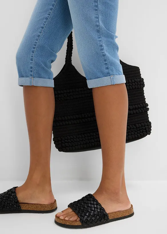 Straight-jeans Mid Waist, cropped, bonprix