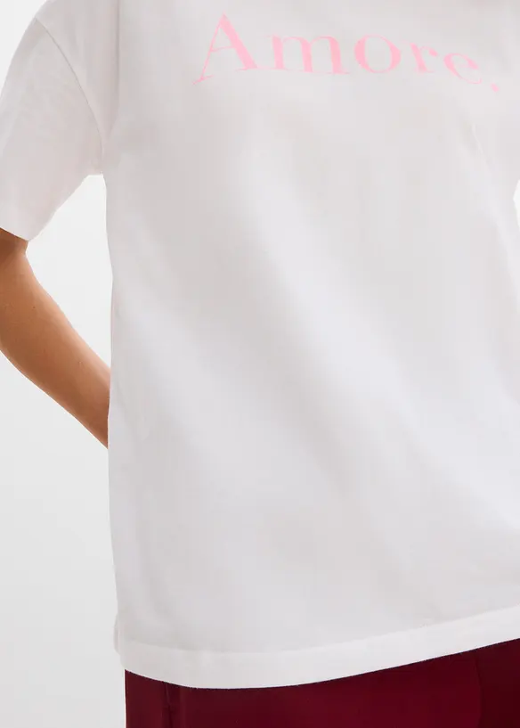 T-skjorte i 100% &oslash;kologisk bomull, bonprix