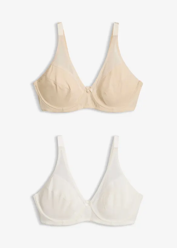 Spile-BH med mesh (2-pack), bonprix