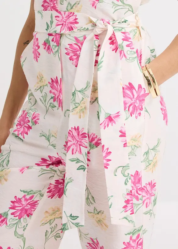 Jumpsuit i lett viskosemiks, bonprix