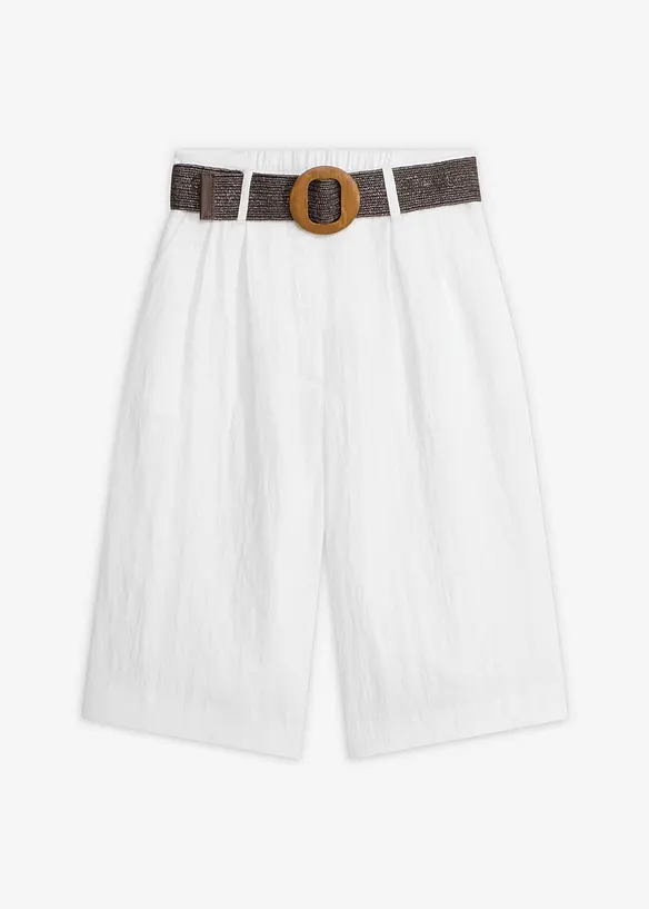Bermudashorts i myk viskosemiks, bonprix
