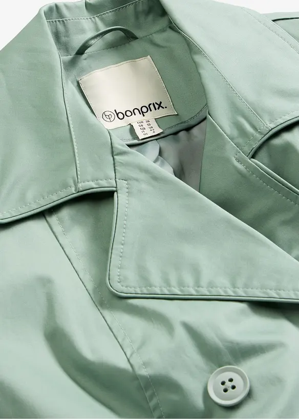 Trenchcoat i bomull, bonprix