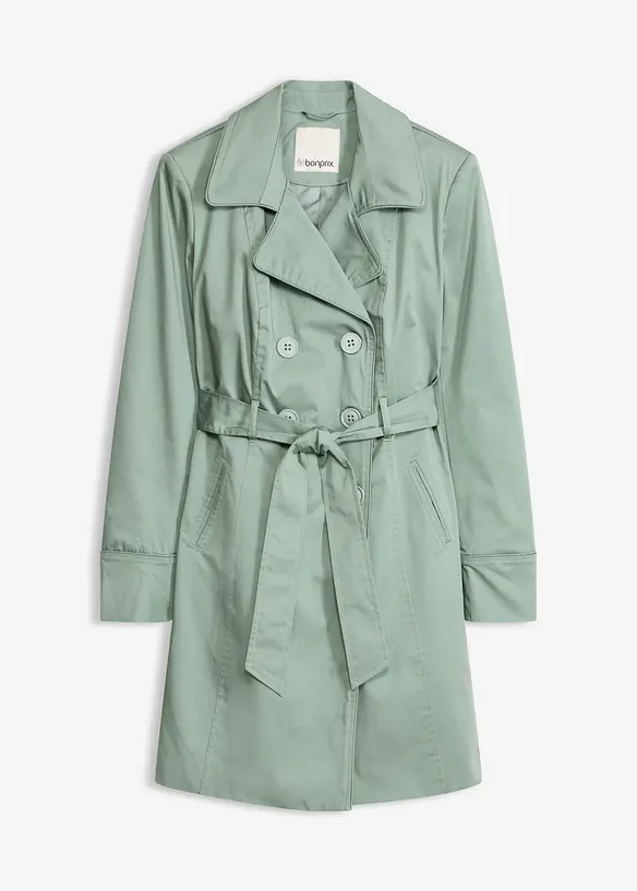Trenchcoat i bomull, bonprix