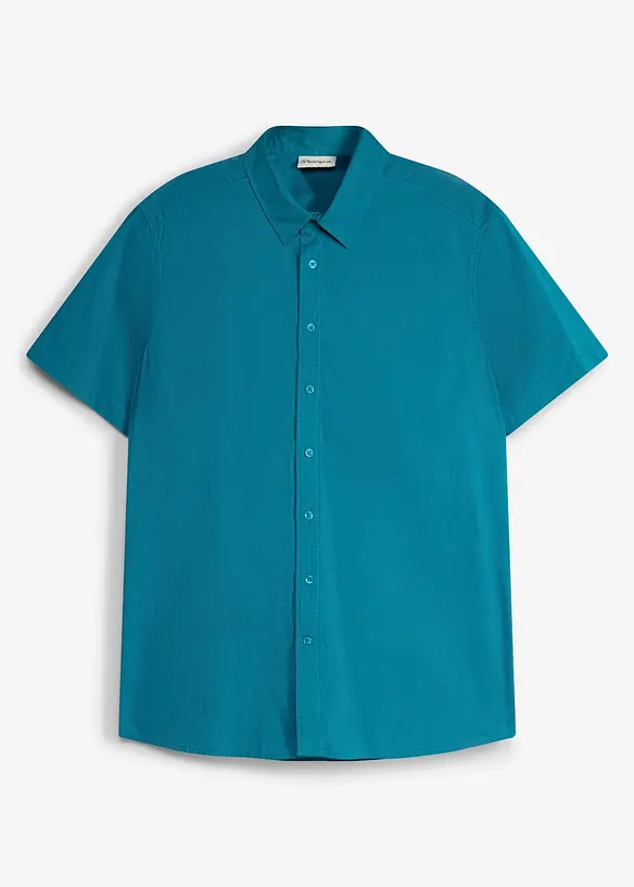 Kortermet stretchskjorte, Slim Fit, bonprix