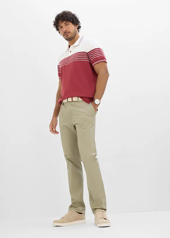 Jersey-poloskjorte av 100% bomull, bonprix