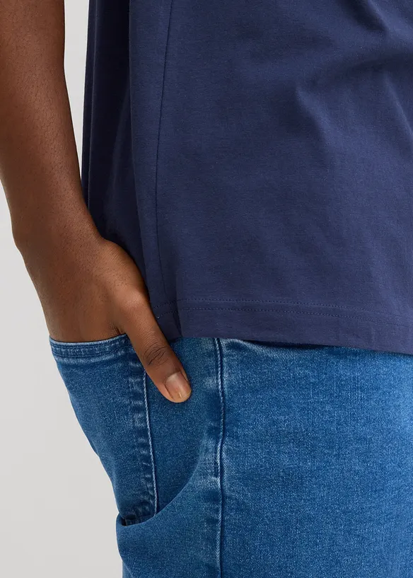 Kortermet bestefartr&oslash;ye i 100% &oslash;kologisk bomull, bonprix