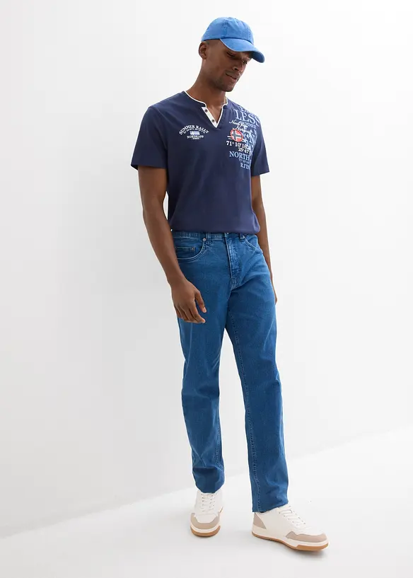 Kortermet bestefartr&oslash;ye i 100% &oslash;kologisk bomull, bonprix