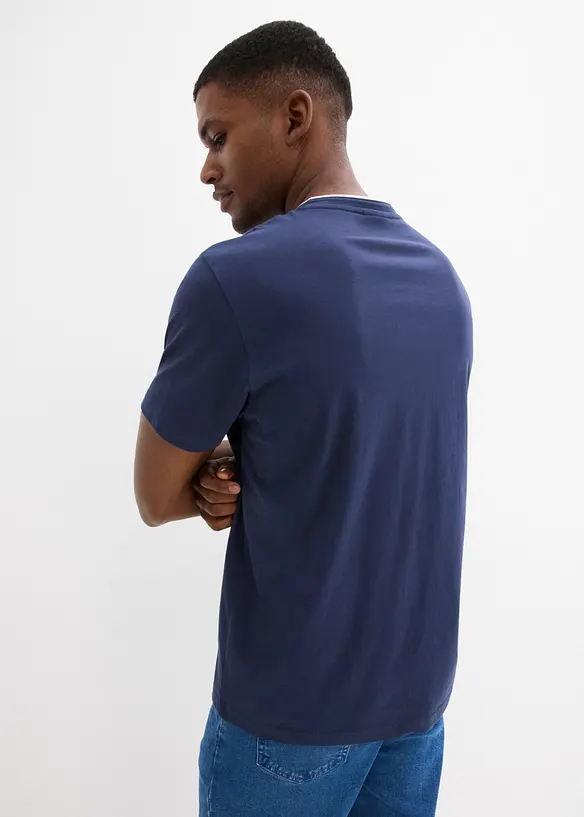 Kortermet bestefartr&oslash;ye i 100% &oslash;kologisk bomull, bonprix