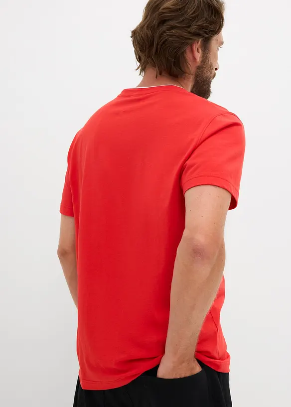 Kortermet bestefartr&oslash;ye i 100% &oslash;kologisk bomull, bonprix