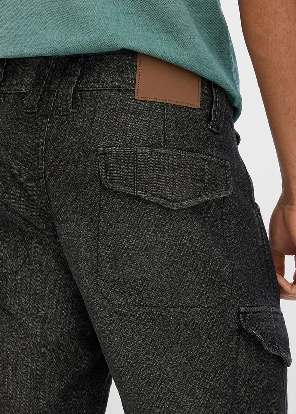 Lett, lang cargo-bermudashorts, Relaxed Fit, bonprix