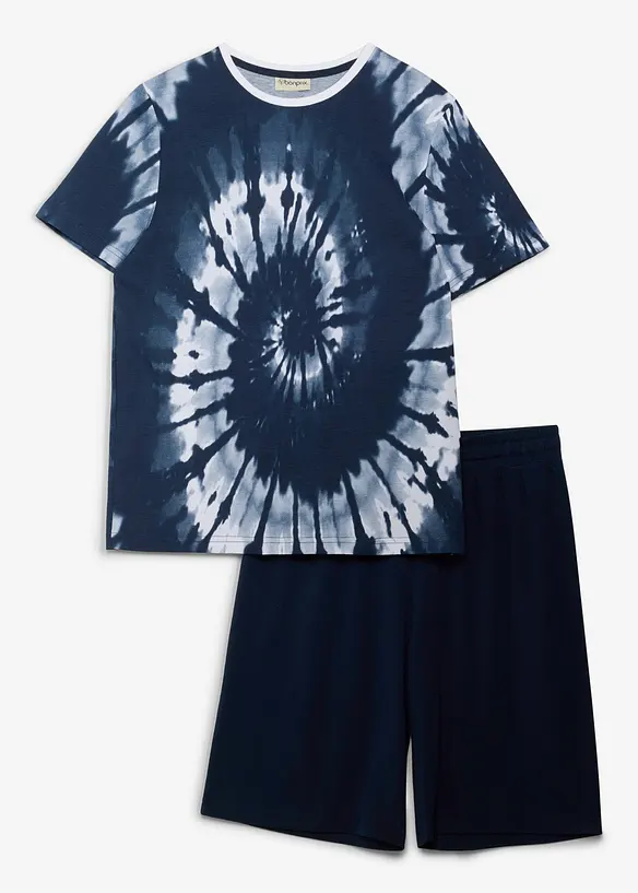 T-skjorte og jersey bermudashorts i 100% &oslash;kologisk bomull (2-delt sett), bonprix