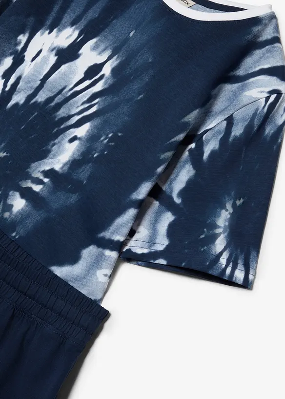 T-skjorte og jersey bermudashorts i 100% &oslash;kologisk bomull (2-delt sett), bonprix