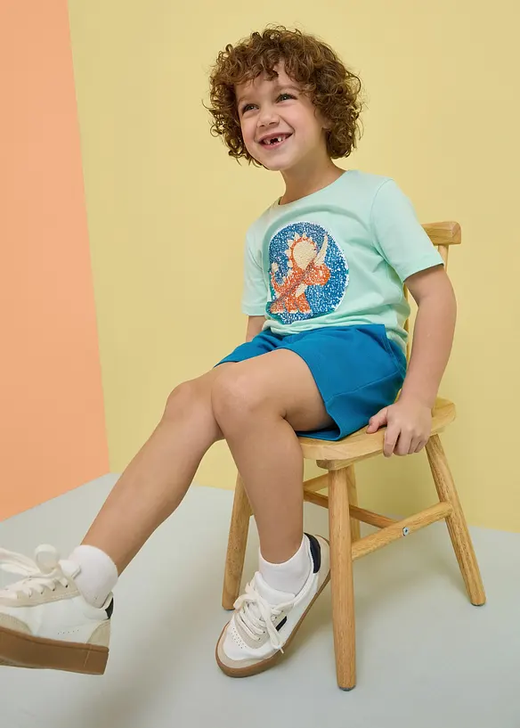 Heavy-jerseyshorts (2-pack) med bomull, bonprix