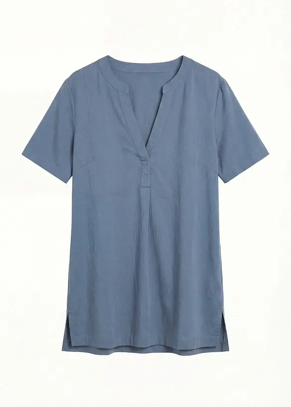 Lang tunika i 100% viskose, bonprix