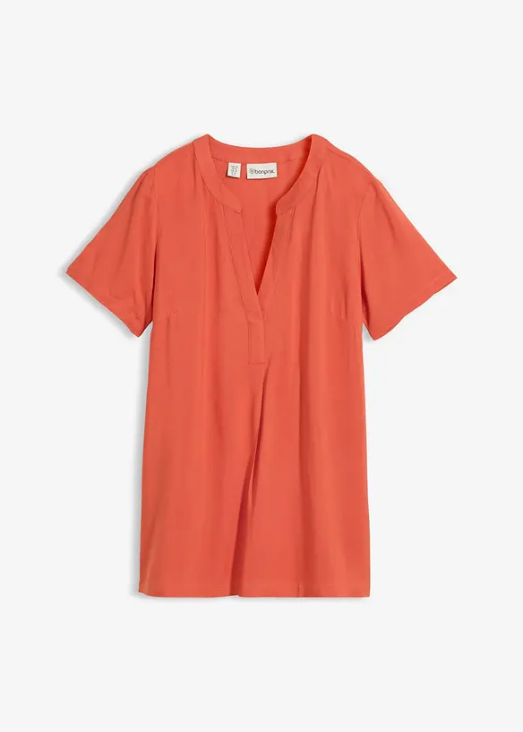 Lang tunika i milj&oslash;smart viskose, bonprix