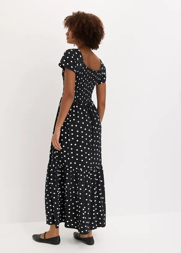 Maxikjole i klimasmart viskose, bonprix