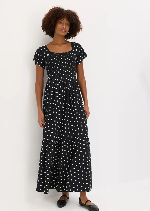 Maxikjole i klimasmart viskose, bonprix