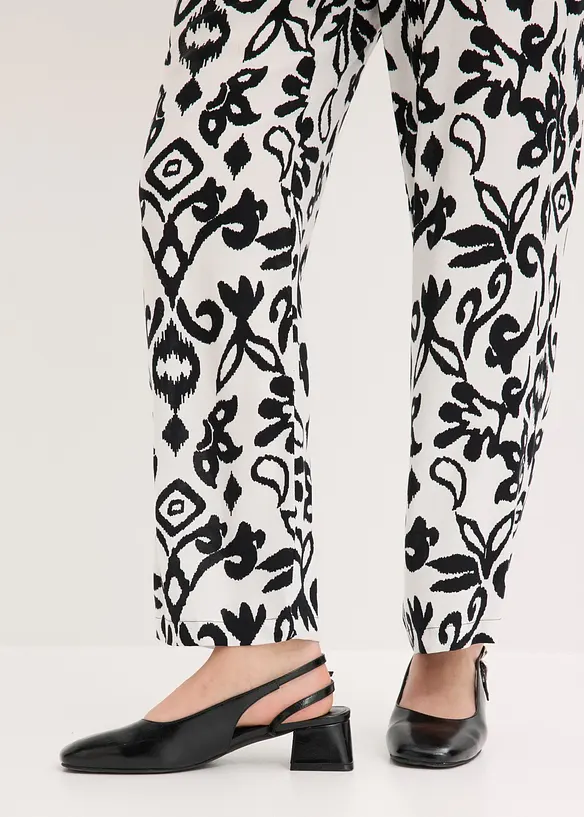 Vid bukse i lett viskose, bonprix