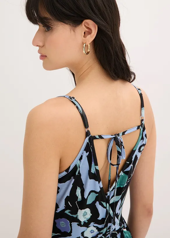 Maxikjole i myk viskoseblanding, bonprix