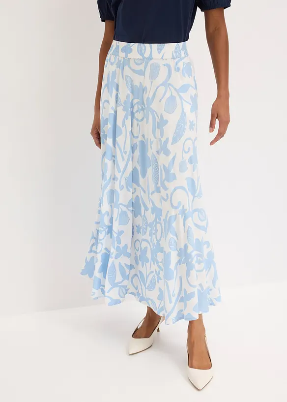 Maxiskj&oslash;rt i lett viskose, bonprix