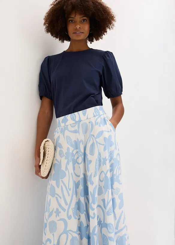 Maxiskj&oslash;rt i lett viskose, bonprix