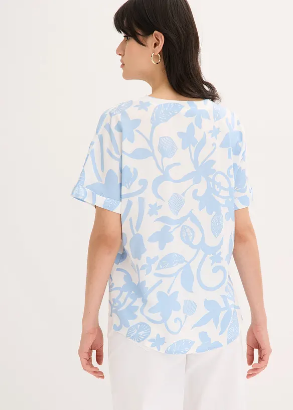 M&oslash;nstret tunika i lett viskose, bonprix