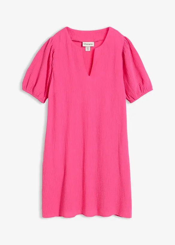 Kort musselinkjole, bonprix