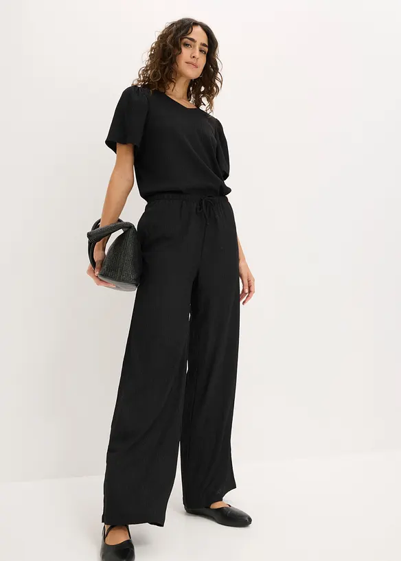 Topp i strukturert krepp, bonprix