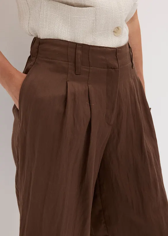 Bermudashorts i myk viskosemiks, bonprix