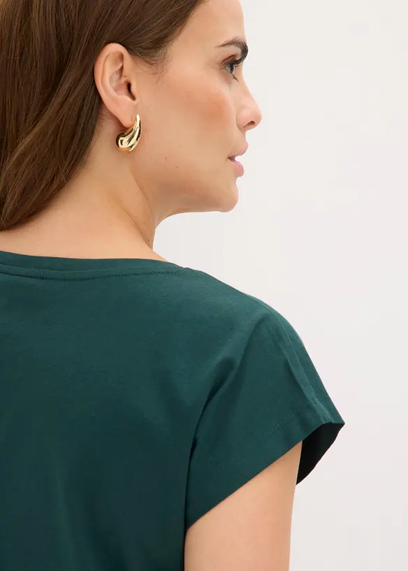 Topp i &oslash;kologisk bomull, bonprix