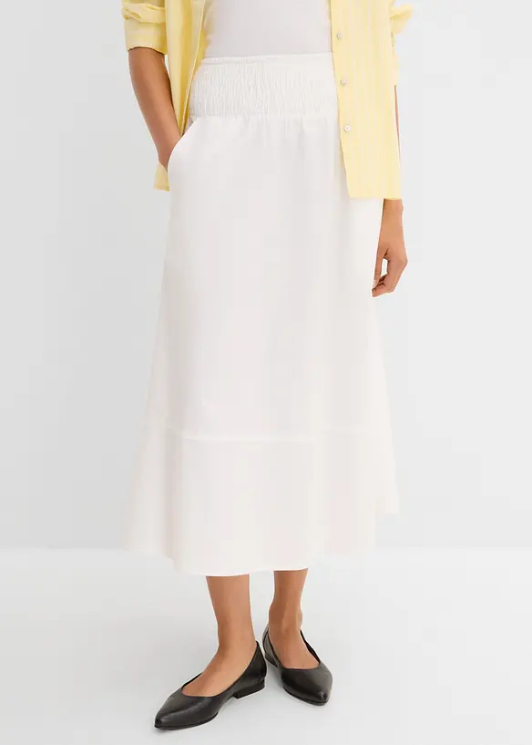 Midiskj&oslash;rt i 100% bomull, bonprix