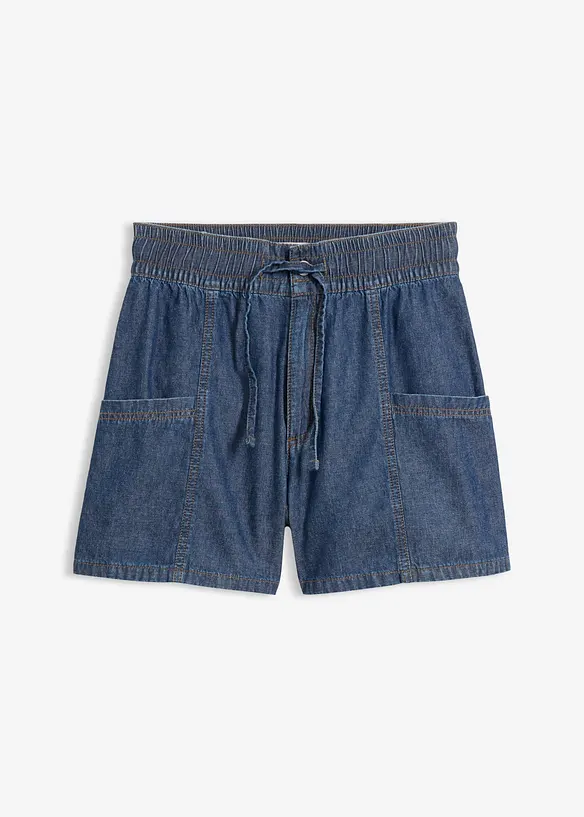 Denimshorts High Waist, komfortlinning, bonprix