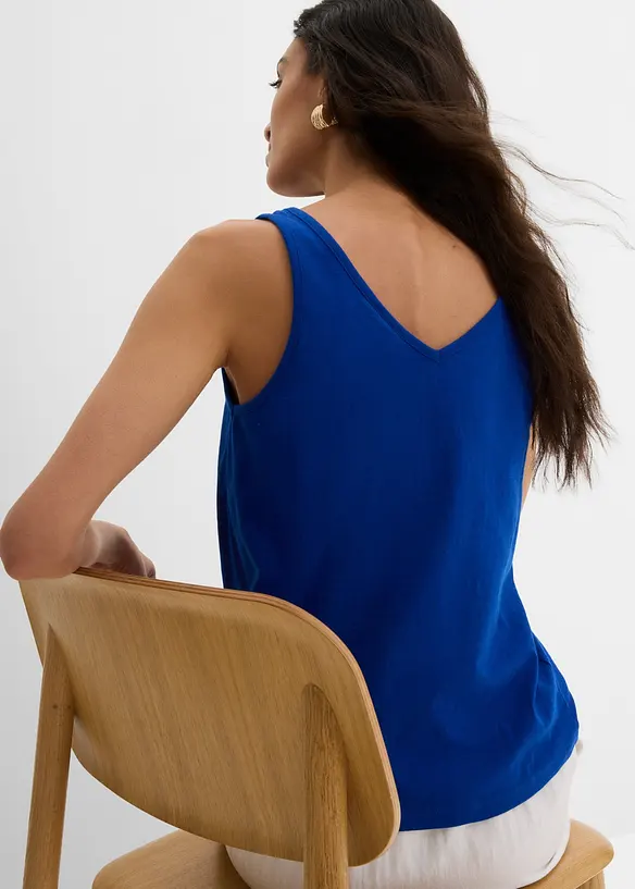 Singlet i 100% &oslash;kologisk bomull (2-pack), bonprix