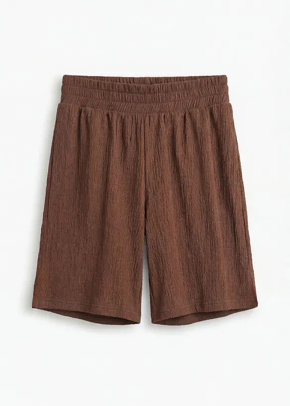 Pull on-shorts i strukturert krepp, bonprix