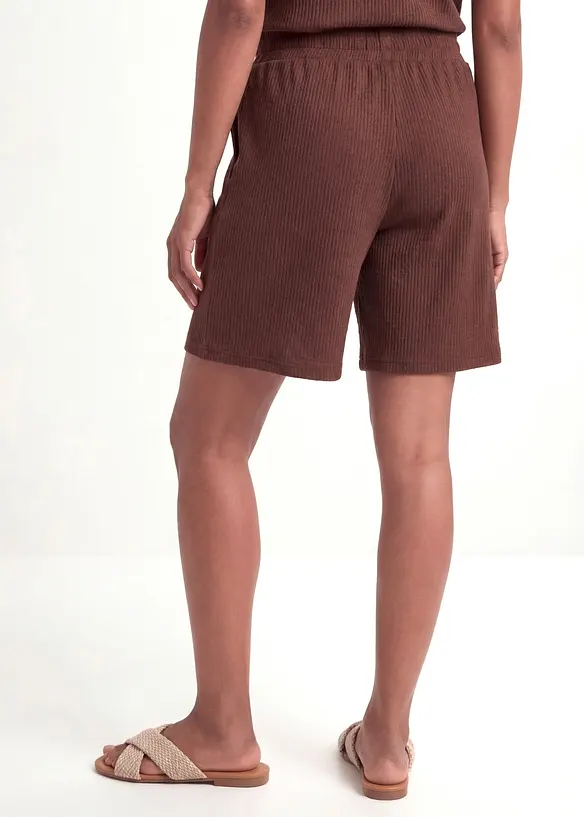 Pull on-shorts i strukturert krepp, bonprix