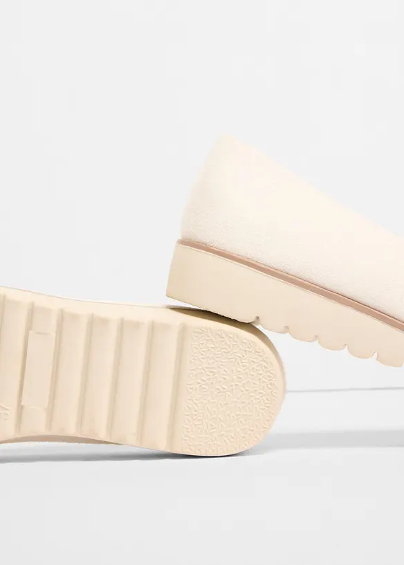 Ballerinasko med polstret inners&aring;le, bonprix