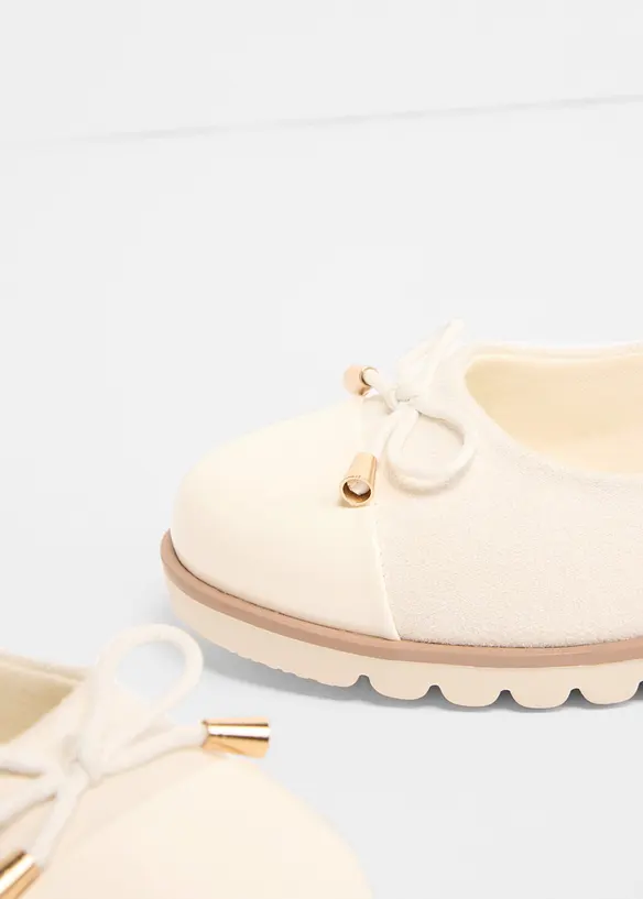 Ballerinasko med polstret inners&aring;le, bonprix