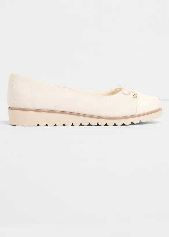 Ballerinasko med polstret inners&aring;le, bonprix