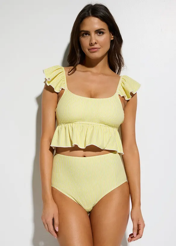 Tankini med volang (2-delt sett), bonprix