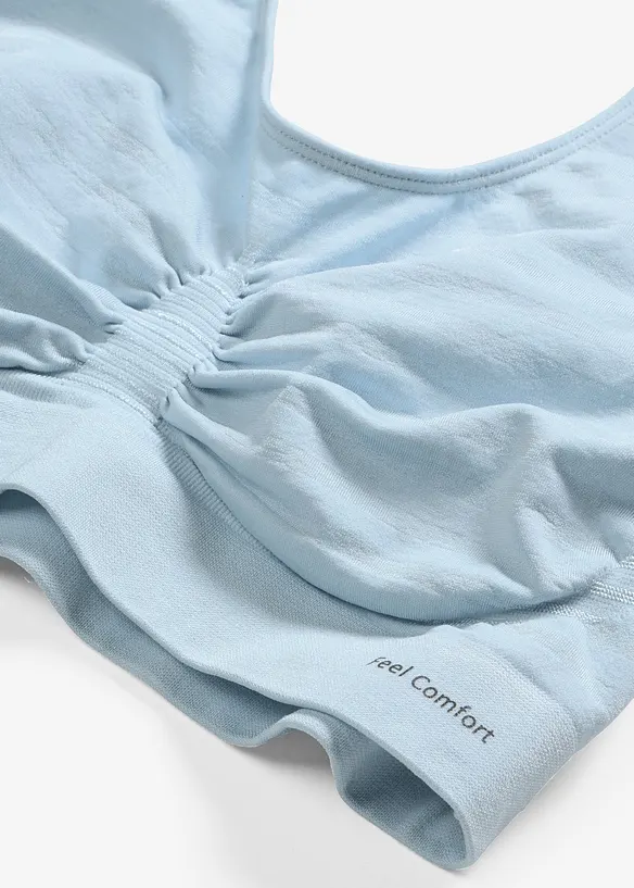 Feel Comfort Seamless-bustier (2-pack), bonprix