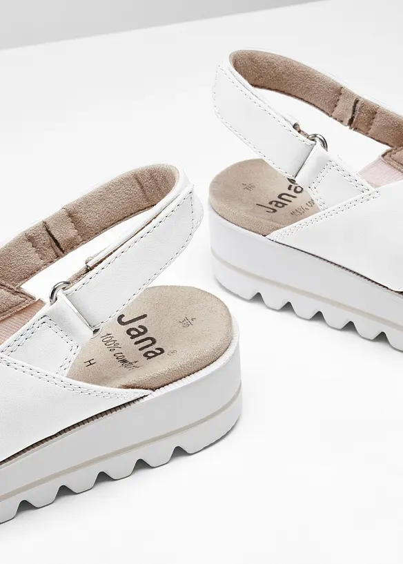 Sandaler i behagelig bredde fra Jana, Jana