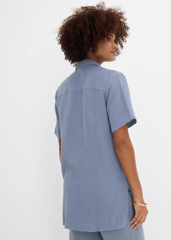 Skjorte i musselin, bonprix