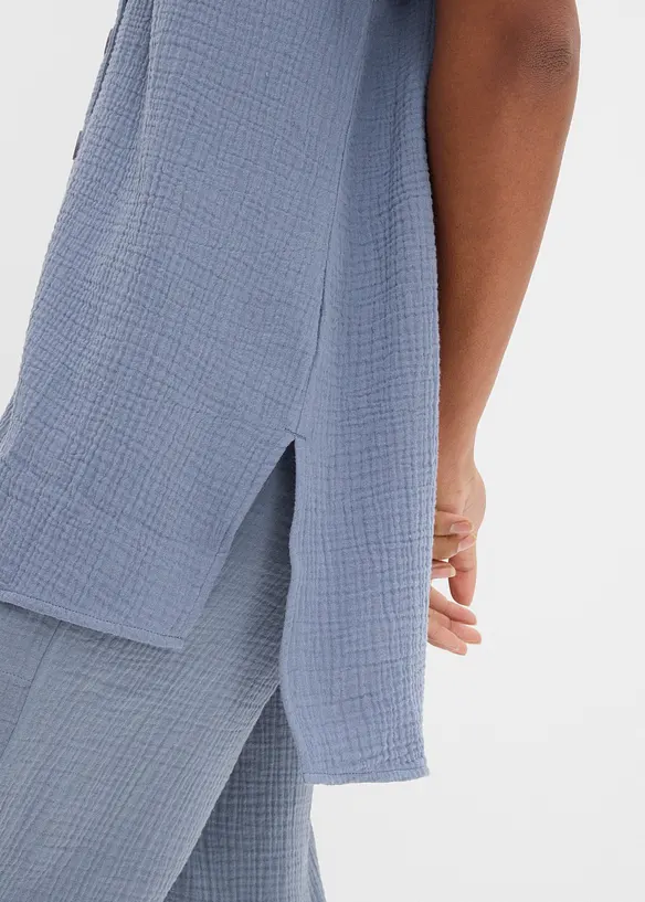 Skjorte i musselin, bonprix