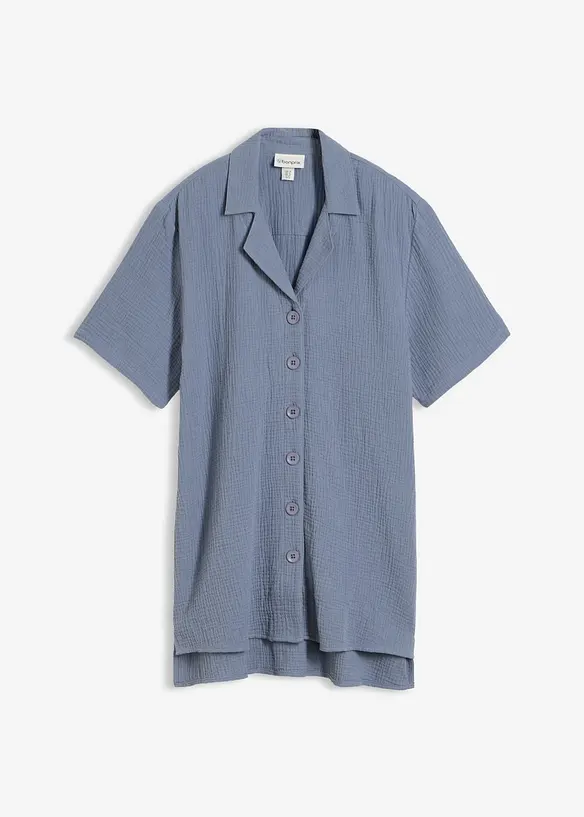 Skjorte i musselin, bonprix