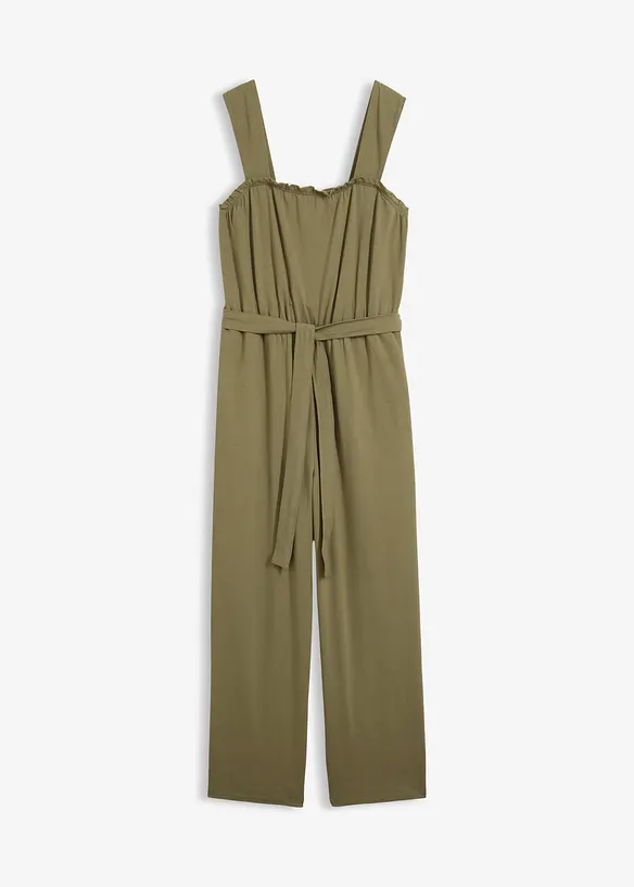 Jumpsuit i jersey i bomullsmiks, bonprix