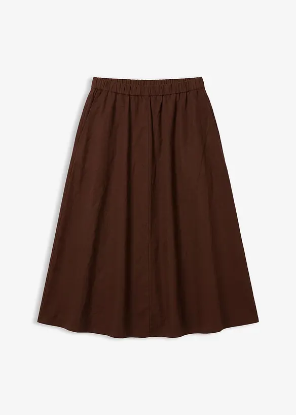 Midiskj&oslash;rt i linblanding, bonprix